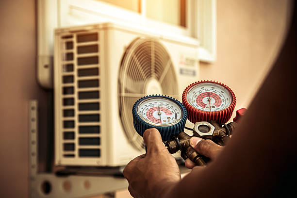 Professional Hvac technician working in Sherborn, MA